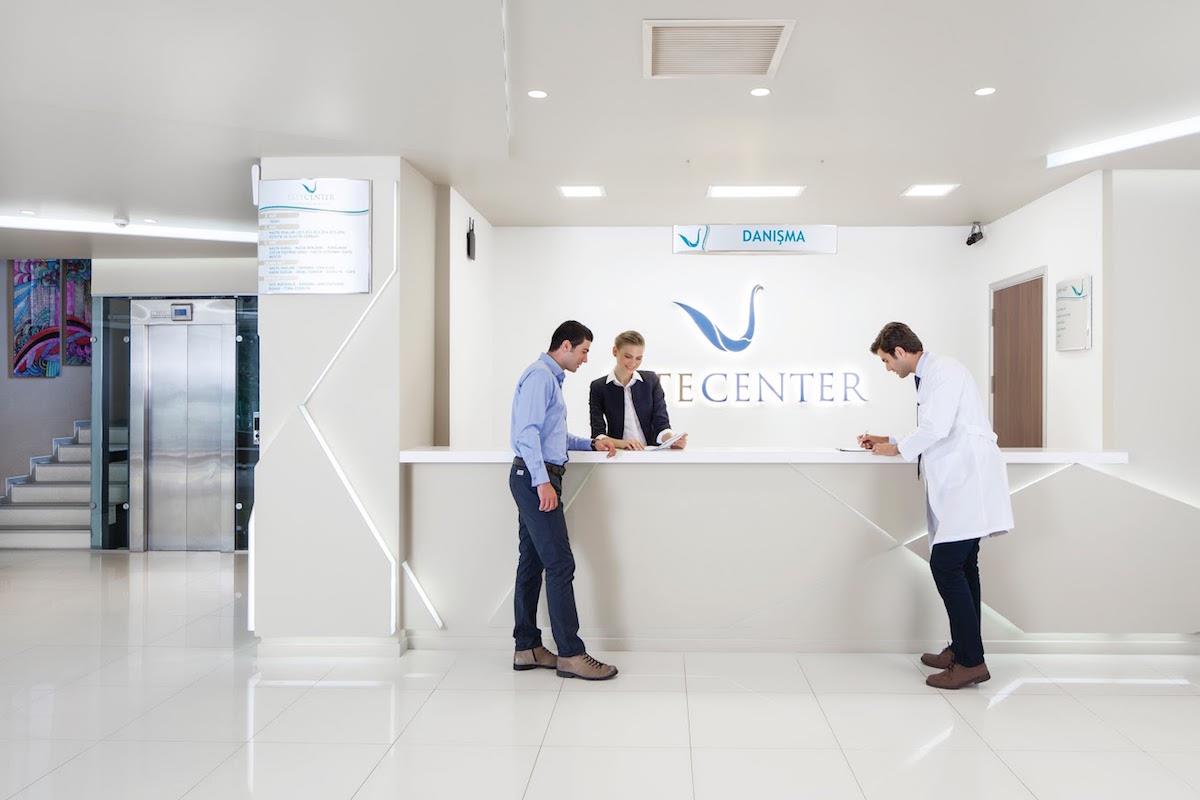 Empfang der EsteCenter Haartransplantationsklinik in Istanbul